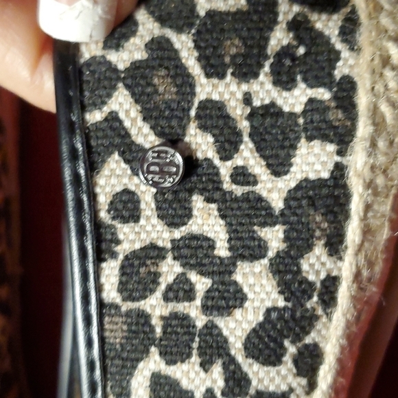 GH Bass Leopard Espadrille Size 7.5M - Picture 6 of 11